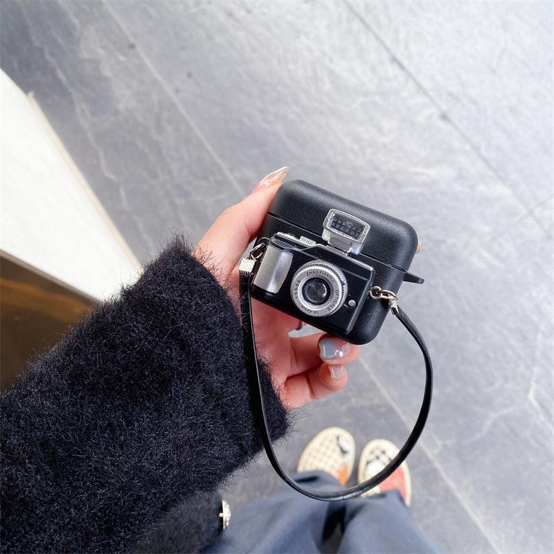 Protective Retro Camera Wireless Bluetooth Headset Case - VirtuousWares:Global
