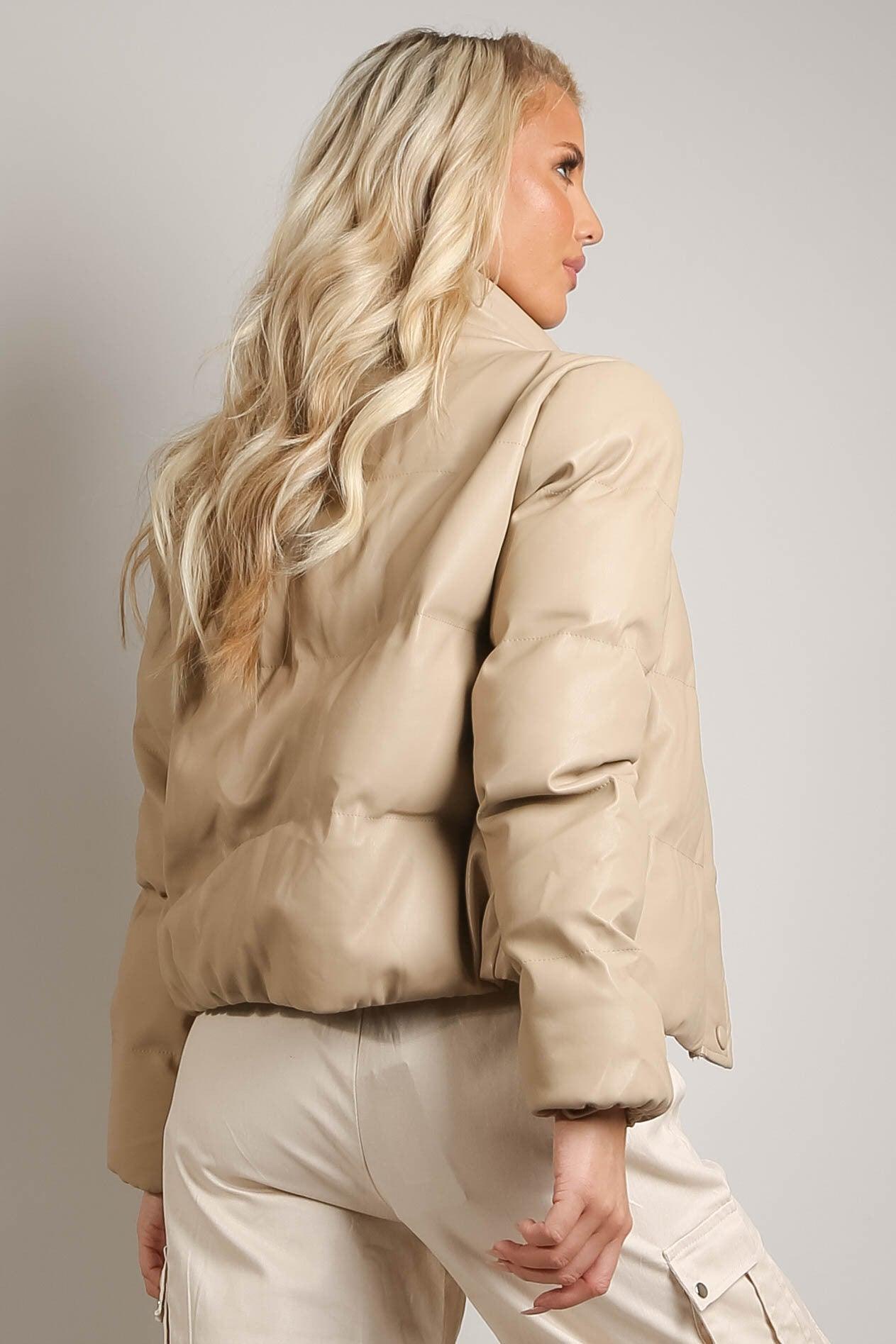 PU Boxy Puffer Jacket - VirtuousWares:Global