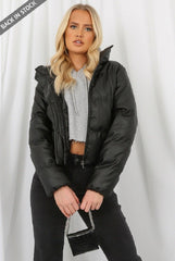 PU Boxy Puffer Jacket - VirtuousWares:Global