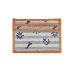 Punalu Embroidered Linen Card Holder - VirtuousWares:Global