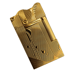Pure copper One Piece King Gold Sleeping Mermaid Cigarette Lighter - VirtuousWares:Global