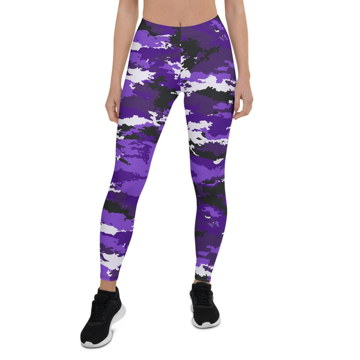 Purple Camo Leggings for Women - VirtuousWares:Global