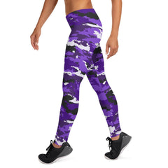 Purple Camo Leggings for Women - VirtuousWares:Global