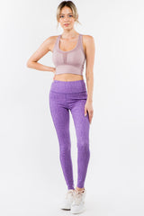 Purple Leopard Leggings - VirtuousWares:Global