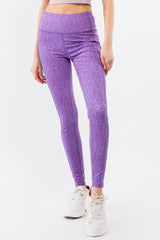 Purple Leopard Leggings - VirtuousWares:Global