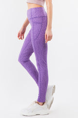 Purple Leopard Leggings - VirtuousWares:Global