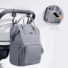 Quilted Diaper Baby Backpack - VirtuousWares:Global