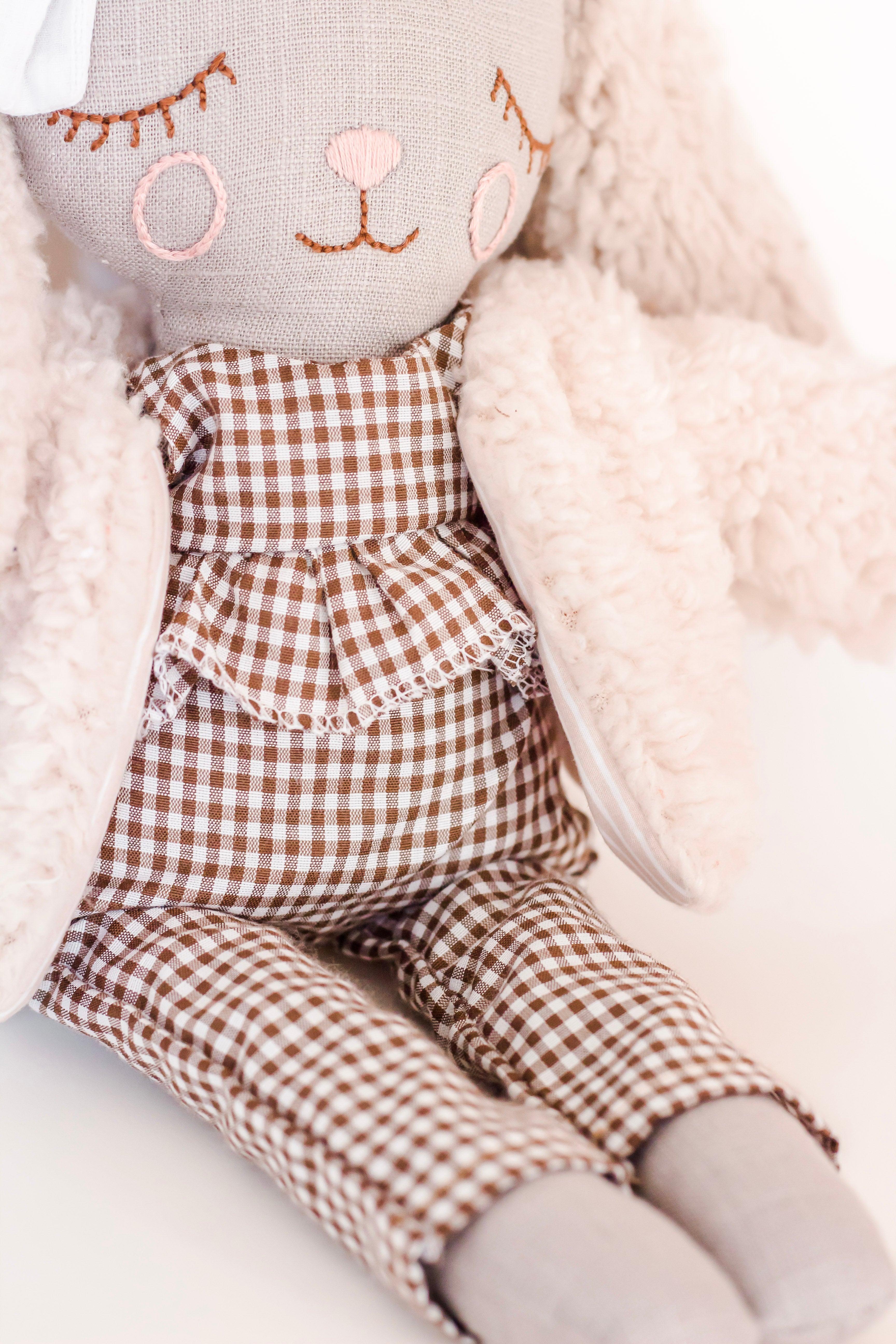 Rabbit Cloth Doll ,Baby Shower Gifts - VirtuousWares:Global