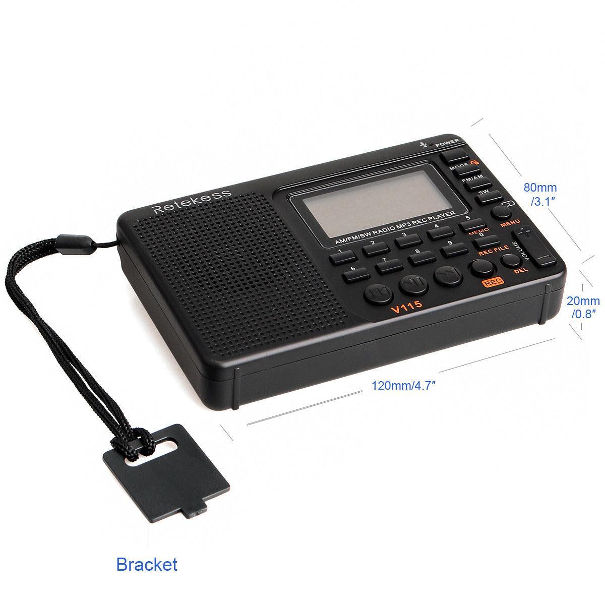 Radio Full Band Radio Recorder FM AM MP3 Playback - VirtuousWares:Global