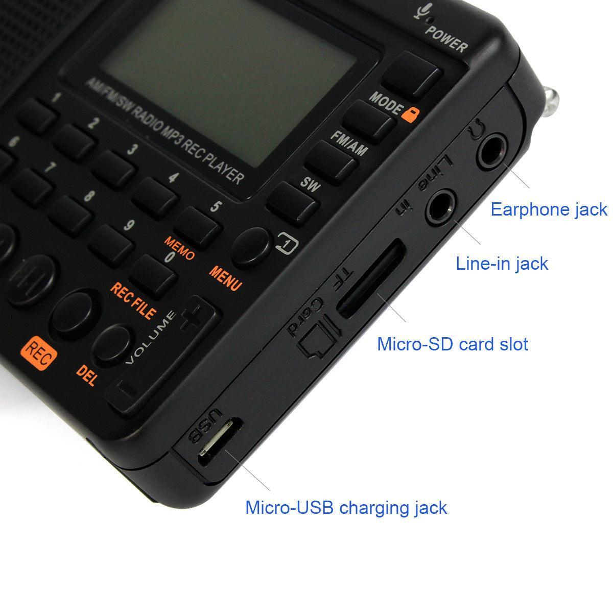 Radio Full Band Radio Recorder FM AM MP3 Playback - VirtuousWares:Global