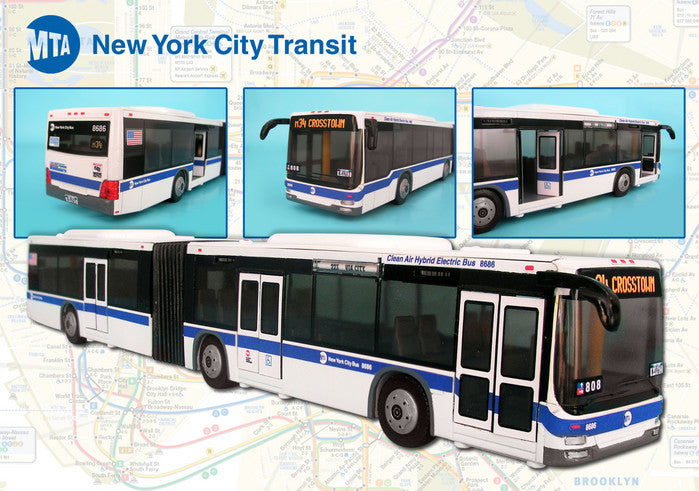 Realtoy RT8563 16"L Mta Articulated Bus - VirtuousWares:Global