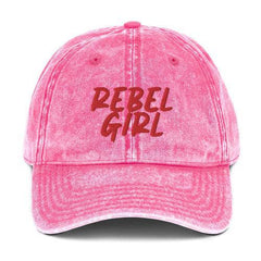 REBEL GIRL Vintage Cotton Twill Cap - VirtuousWares:Global