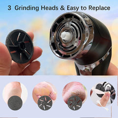 Rechargeable Electric Foot Rasp Electric Pedicure Foot Sander IPX7 - VirtuousWares:Global