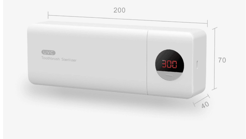Rechargeable Toothbrush Holder for Ultraviolet Sterilization - VirtuousWares:Global