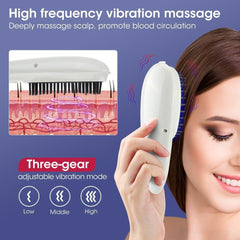 Red Blue Light Electric Massage Comb Scalp Head Massager Photon - VirtuousWares:Global