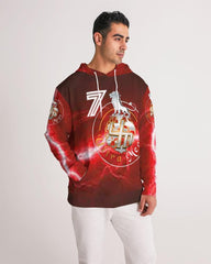 Red Lightning Mens Hoodie - VirtuousWares:Global