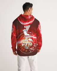 Red Lightning Mens Hoodie - VirtuousWares:Global