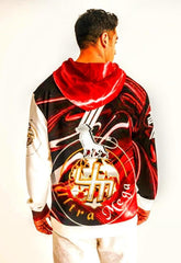 Red Marble 7 Mens Hoodies - VirtuousWares:Global