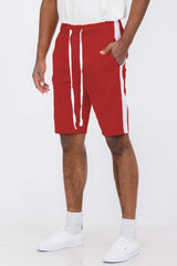 Red White Baseball Jersey Short Set - VirtuousWares:Global