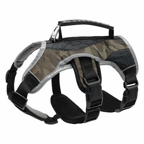 Reflective Dog Harness Large Dogs Halter Harness Pet Mesh Vest With - VirtuousWares:Global