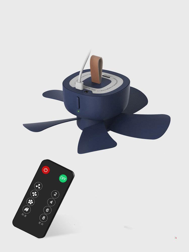 Remote Control Timing USB Powered Ceiling Fan Air Cooler - VirtuousWares:Global