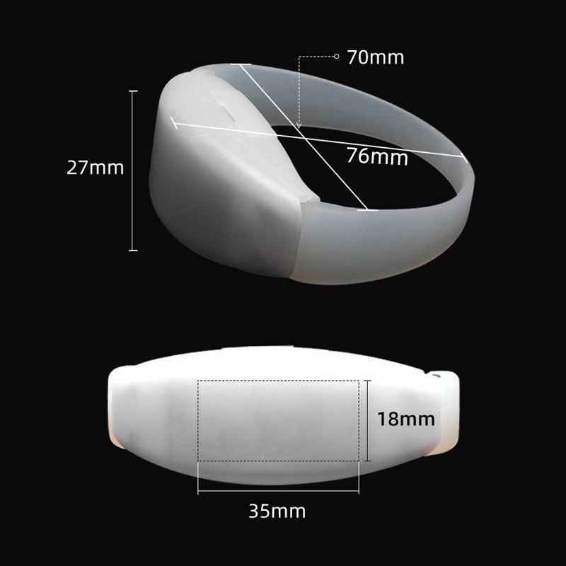 Remote Controlled LED Bracelets (100 Pack Pulsera+ 1 Controller) - VirtuousWares:Global