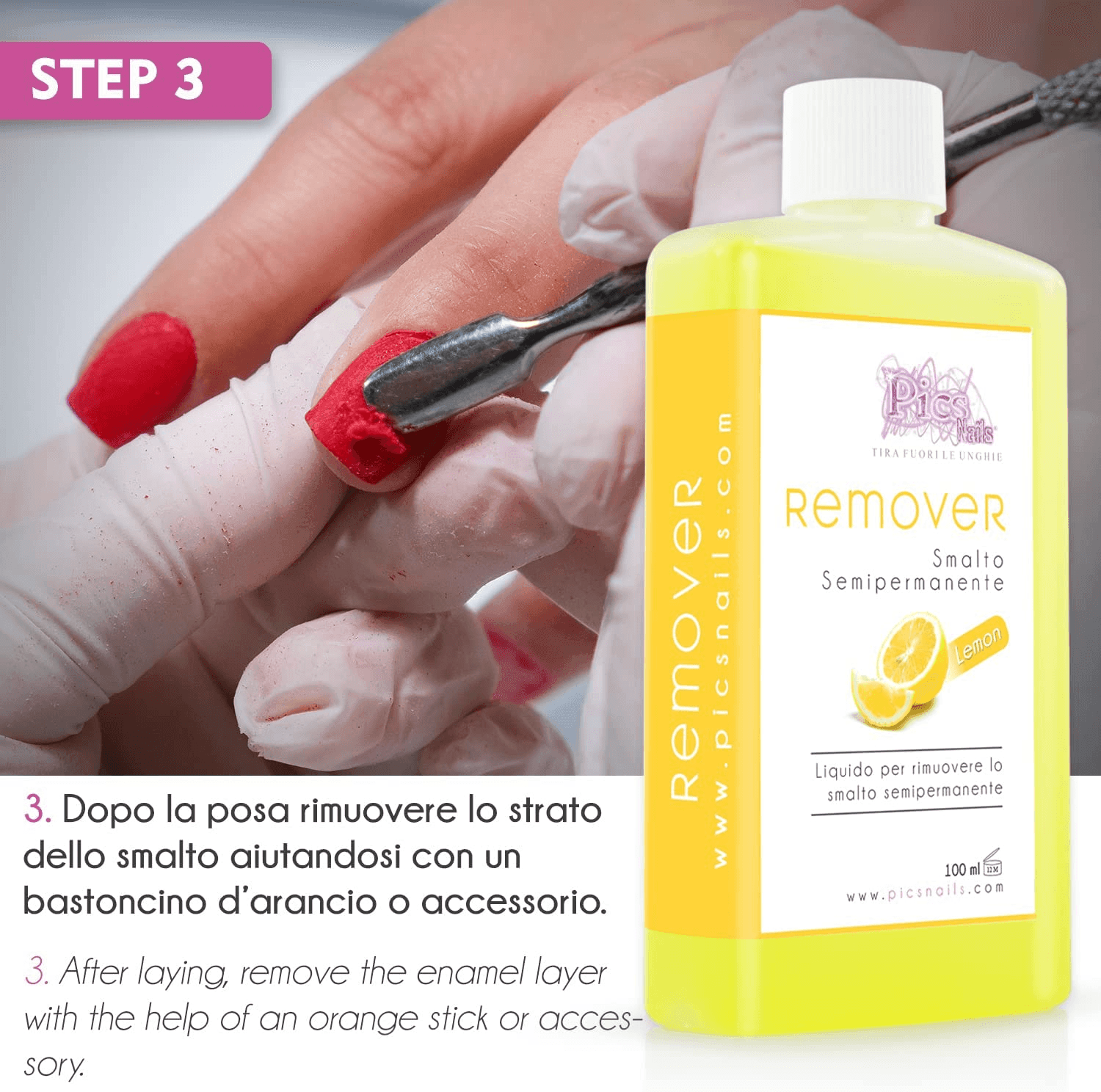 Remover Smalto Semipermanente Limone 100 ml - VirtuousWares:Global