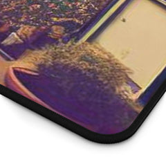 Retro Backyard Scene Desk Mat - VirtuousWares:Global
