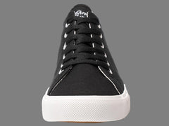 Retro Black/White Canvas Sneakers Unisex Size - Cushioned Insole - VirtuousWares:Global