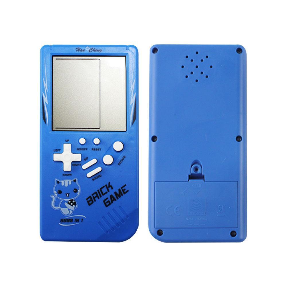 Retro Childhood Tetris Handheld Game Player Blue - VirtuousWares:Global