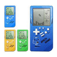 Retro Childhood Tetris Handheld Game Player Blue - VirtuousWares:Global