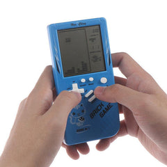 Retro Childhood Tetris Handheld Game Player Blue - VirtuousWares:Global