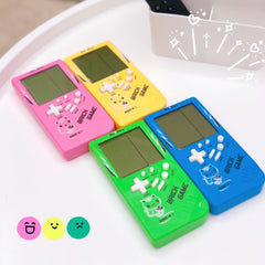 Retro Childhood Tetris Handheld Game Player Pink - VirtuousWares:Global