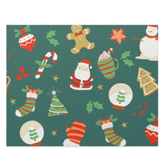 Retro Christmas Jigsaw Puzzle 500-Piece - VirtuousWares:Global