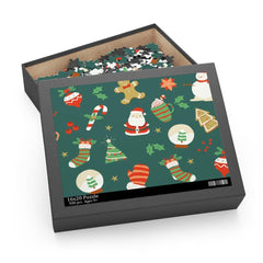 Retro Christmas Jigsaw Puzzle 500-Piece - VirtuousWares:Global
