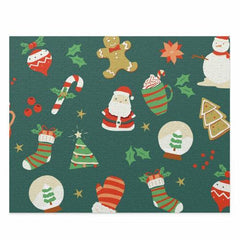 Retro Christmas Jigsaw Puzzle 500-Piece - VirtuousWares:Global