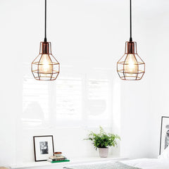 Retro Industrial 2 Way Indoor Ceiling Pendant Chandelier Hanging Light - VirtuousWares:Global