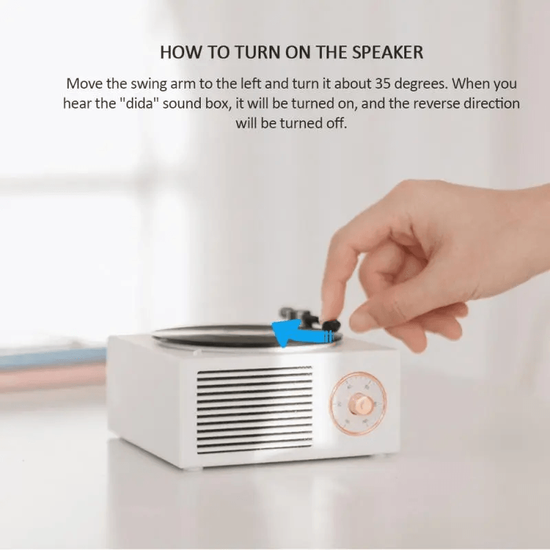 Retro Mini Vinyl Records Wireless Bluetooth Speakers - VirtuousWares:Global