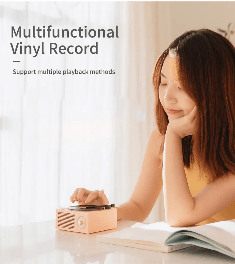 Retro Mini Vinyl Records Wireless Bluetooth Speakers - VirtuousWares:Global