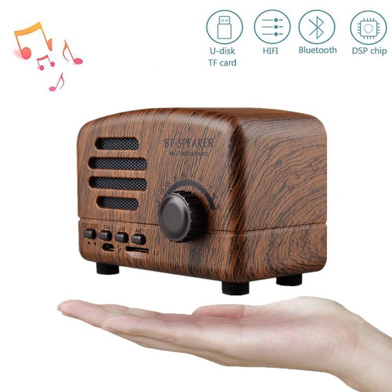 Retro Wireless Mini Speakers Stereo Bluetooth Speakers - VirtuousWares:Global