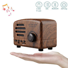 Retro Wireless Mini Speakers Stereo Bluetooth Speakers - VirtuousWares:Global