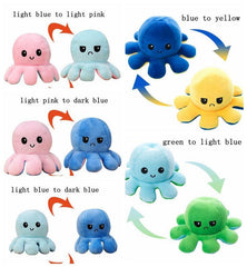 Reversible Flip Octopus Stuffed Plush Doll Gift - VirtuousWares:Global