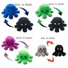 Reversible Flip Octopus Stuffed Plush Doll Gift - VirtuousWares:Global