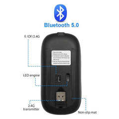 RGB Wireless Bluetooth Mouse - VirtuousWares:Global