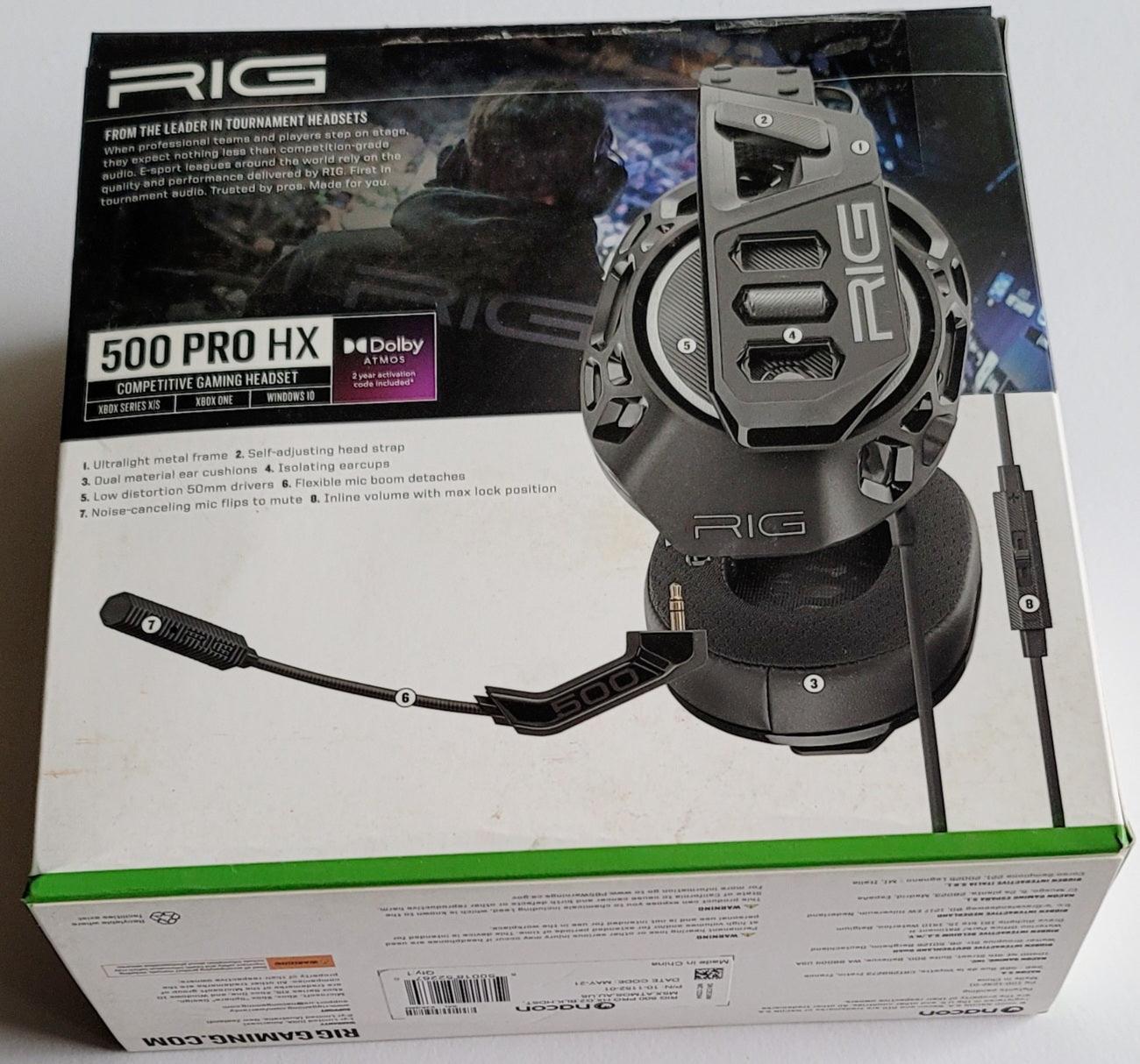 RIG 500 PRO HX Gen 2 Gaming Headset Xbox Series X S Xbox One Win 10 11 - VirtuousWares:Global