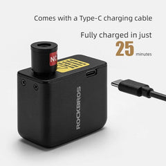 Rockbros Mini Electric Air Pump Portable 100psi Rechargeable - VirtuousWares:Global