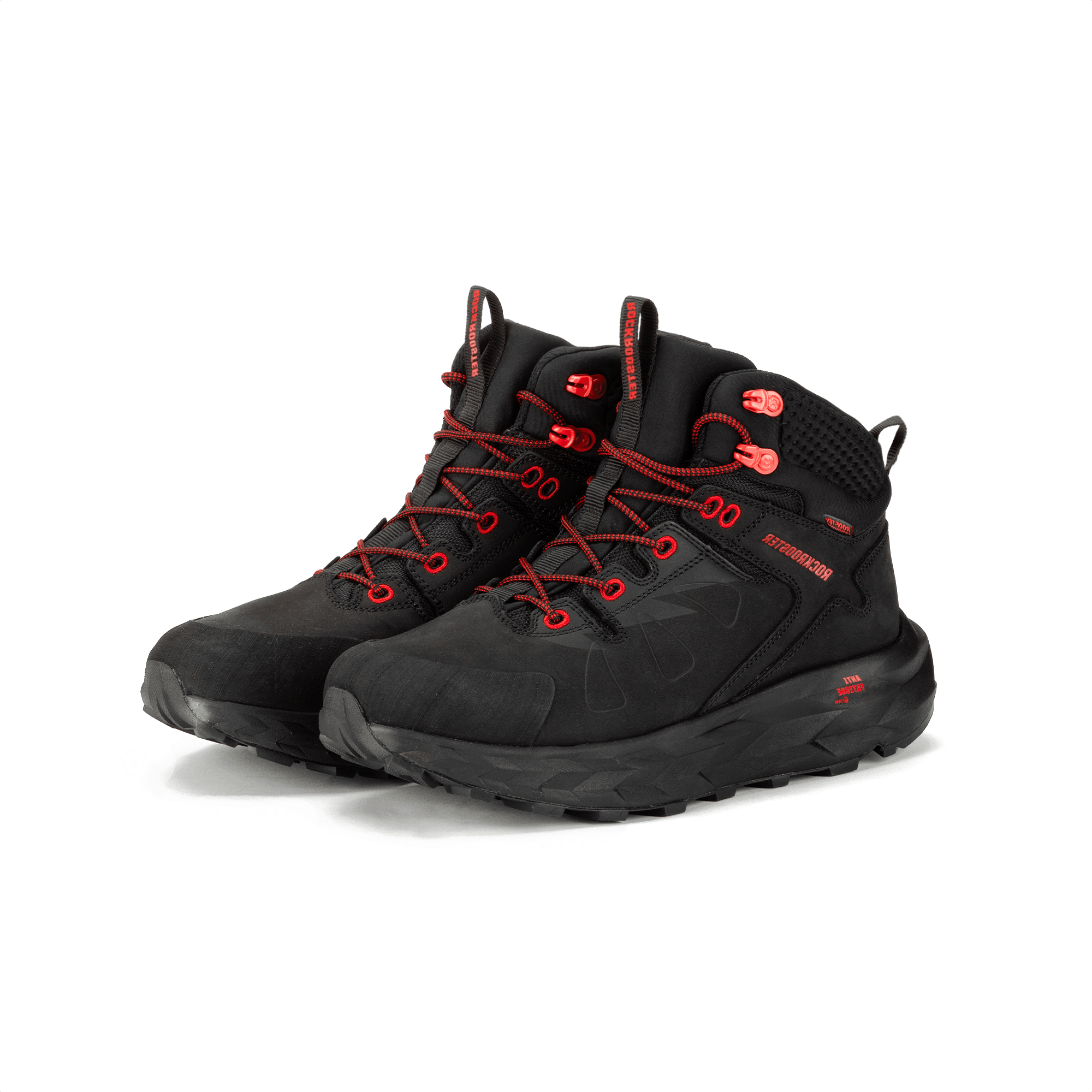 ROCKROOSTER Farmington Black 6 Inch Waterproof Hiking Boots with - VirtuousWares:Global