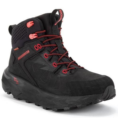 ROCKROOSTER Farmington Black 6 Inch Waterproof Hiking Boots with - VirtuousWares:Global