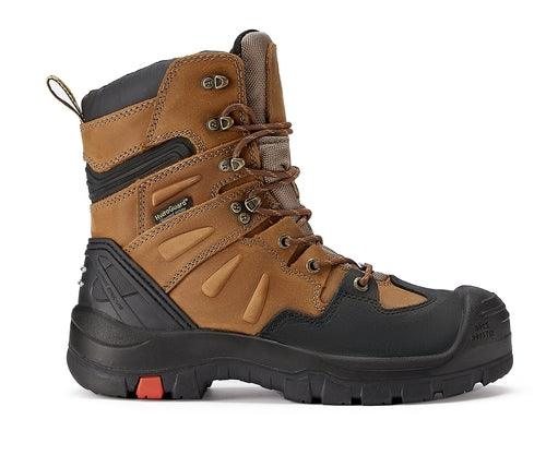 ROCKROOSTER Woodland Men's 8 inch Brown Work Boots, Composite Toe, - VirtuousWares:Global