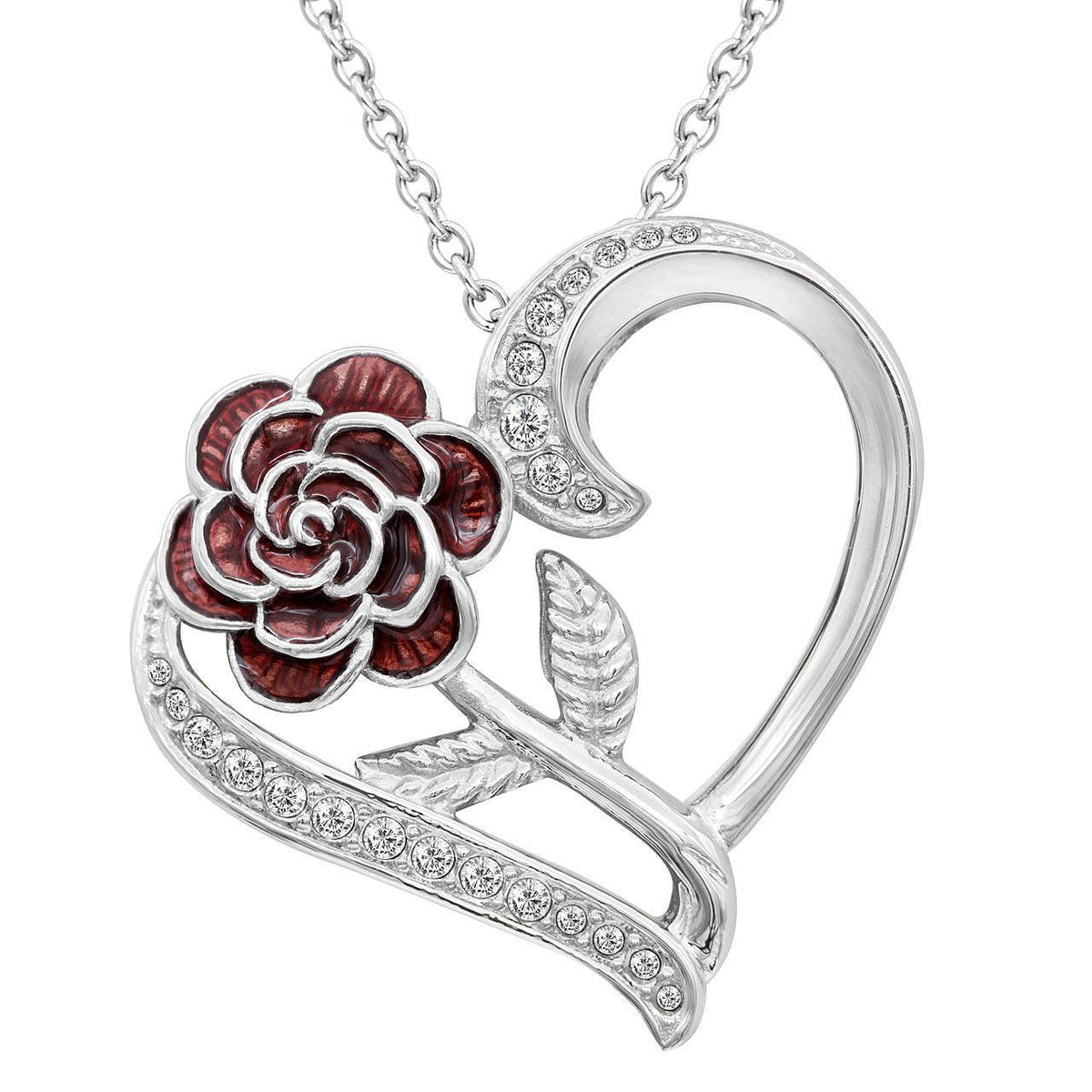 Rosa Dell‚ÄôAmore Heart Necklace - VirtuousWares:Global